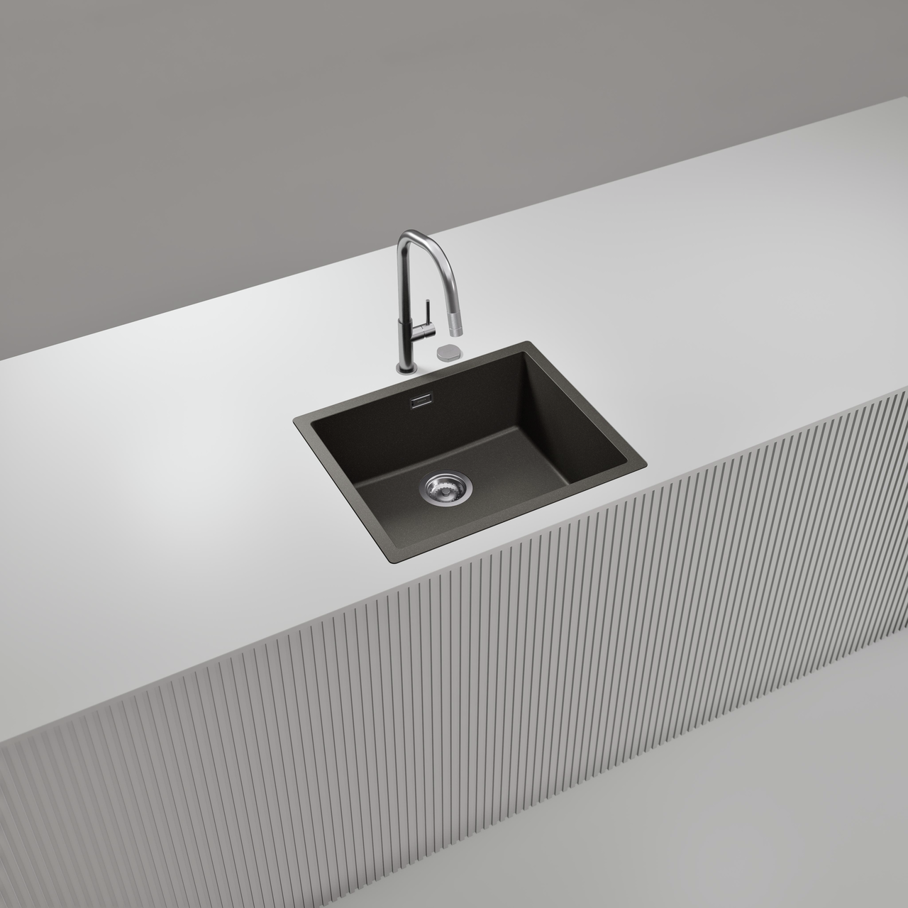 Dřez FORMHAUS D-100LS NERO